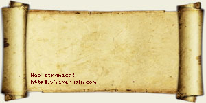 Jana Unjić vizit kartica